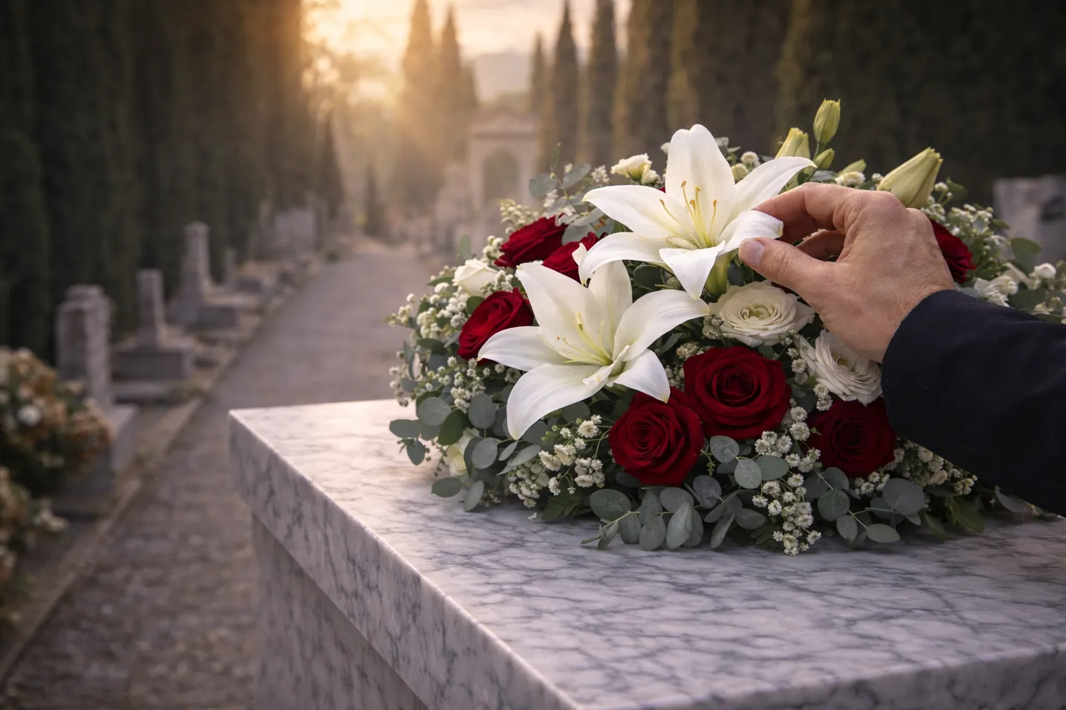 Consegna fiori cimitero FloreMoria