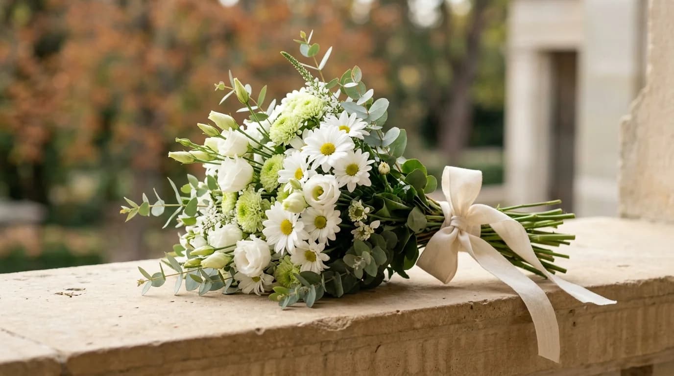 Ricordo Affettuoso, omaggio floreale con consegna al cimitero, con foto di conferma su WhatsApp